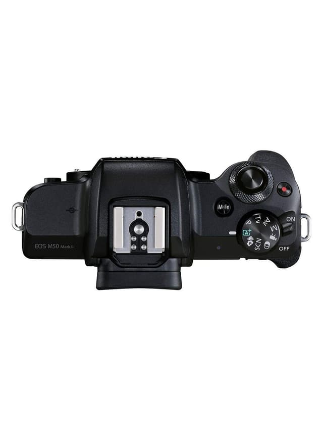 EOS M50 Mark II Mirrorless Digital Camera With 15-45mm Lens Black