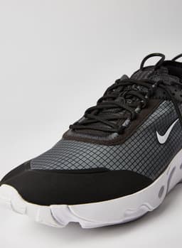 React Live Sneakers Black/White-Dk Smoke Grey